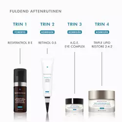 Hudplejerutine aften