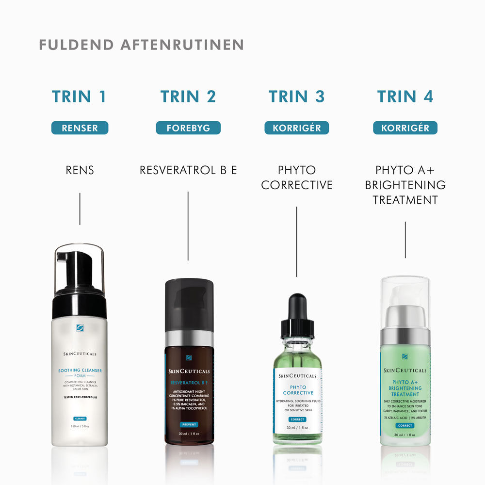 Hudplejerutine aften