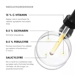 Serum påføres